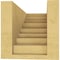 Ekena Millwork 5"W x 10"D x 5"H Wide Landon Rough Cedar Woodgrain TimberThane Corbel, Primed Tan CORUR05X10X05LANRCPR - alternate 3